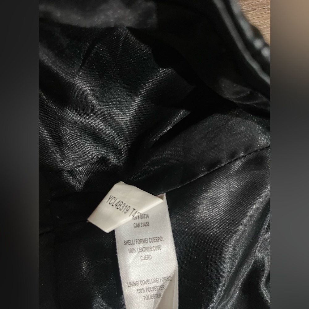 Bcbgeneration 100% Leather Cropped Jacket - image 4